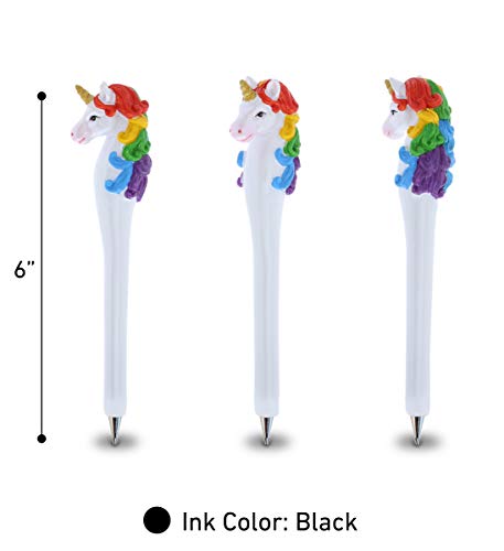 Planet Pens Magical Unicorn Novelty Pen - Cute Fun & Unique Kids & Adults Office Supplies Ballpoint Pen, Colorful Fairy Tale Horse Writing Pen #TOP1