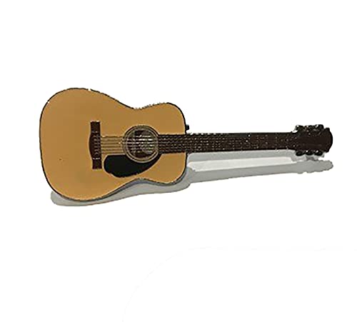 Maccna-ArtsACOUSTIC GUITAR ENAMEL PIN BADGE (PB111) GREAT GIFT FOR MUSIC LOVERS