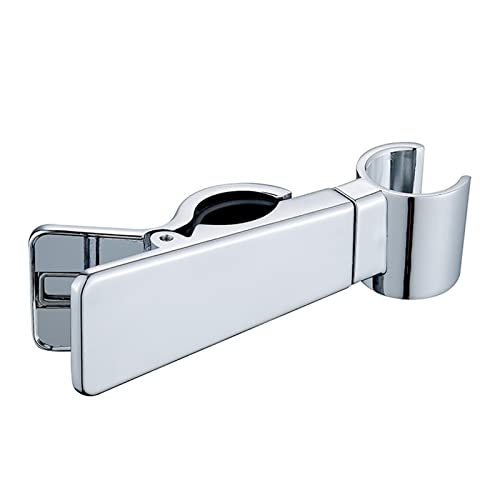 Buwei Soporte de Ducha Soporte Deslizante de riel de Cabezal de Ducha de Mano Universal Soporte de Cabezal de Ducha con Clip para Barra Deslizante Soporte de Ducha Ajustable de 45 ° Cover