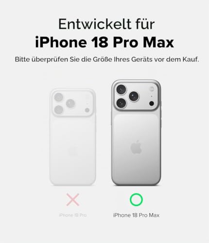 Ringke für iPhone 18 Pro Max Hülle, Air - Glitter Clear – Ansicht 2