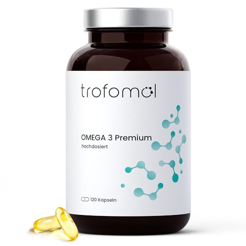 Omega-3 Kapseln hochdosiert – 2000 mg Fischöl mit 800 mg EPA & 400 mg DHA pro Tagesdosis – Nachhaltiger Wildfisch, laborgeprüft – 120 Softgel-Kapseln Omega-3 Kapseln hochdosiert – 2000 mg Fischöl mit 800 mg EPA & 400 mg DHA pro Tagesdosis – Nachhaltiger Wildfisch, laborgeprüft – 120 Softgel-Kapseln