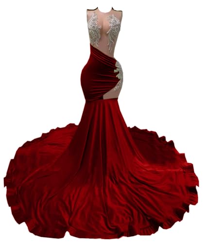 Prom Dress Glitter Crystal Beaded Pageant Celebrity Gala Mermaid Evening Party Gown