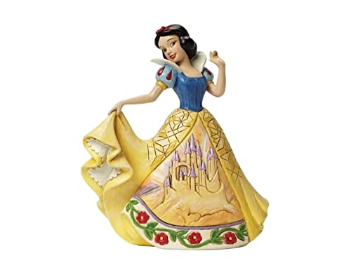 Jim Shore for Enesco Disney Traditions Snow White with Castle Dress Figurine, 6