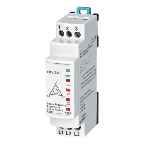 Relais de phase 380V FKV-24F contre surtension sous-tension triphasé