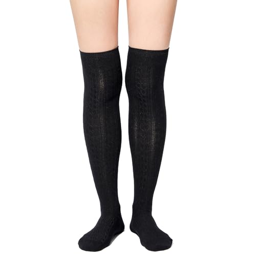 Image of Century Star Thigh High Socks Long Over Knee High Socks for Women Casual Athlete Striped Knee High Stocking