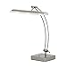 Adesso 5090-22 Esquire 13"-19" LED Desk Lamp, Smart Outlet Compatible, 5.5" x 19.0" x 19.0", Satin Steel