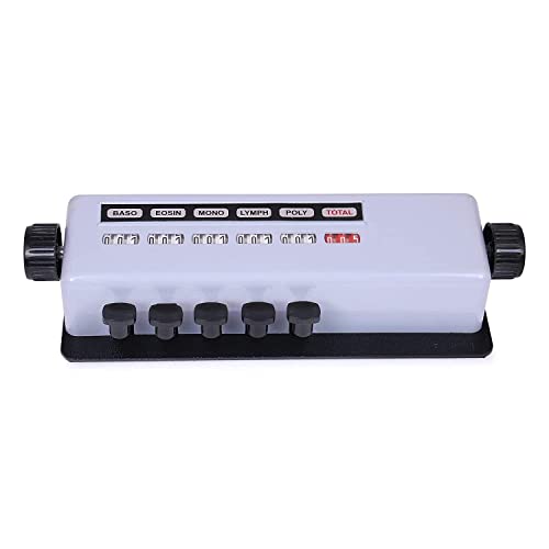 sainio Blood Cell Counter 5 Keys Use All Microscope (Silver)