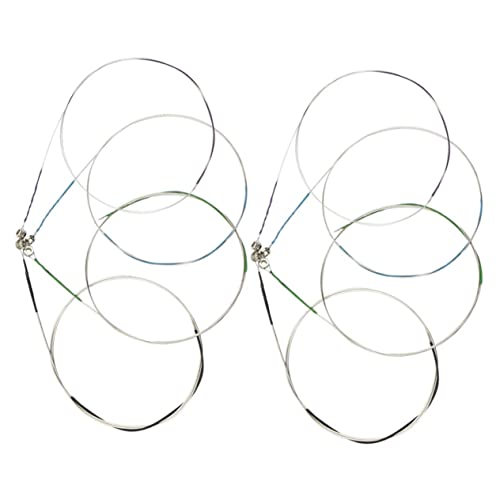 GOOHOCHY 8pcs Steel Violin Strings for Replacement Durable Strings Kit for Violin Players and Beginners Standard Tension for Extraordinary Sound Quality