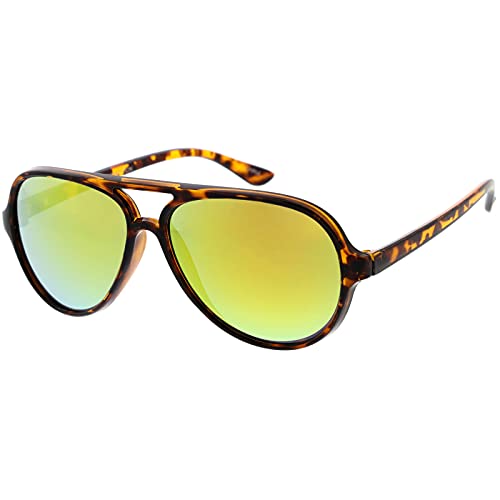 zeroUV - Kids Mirrored Lens Oversize Aviator Sunglasses D1852