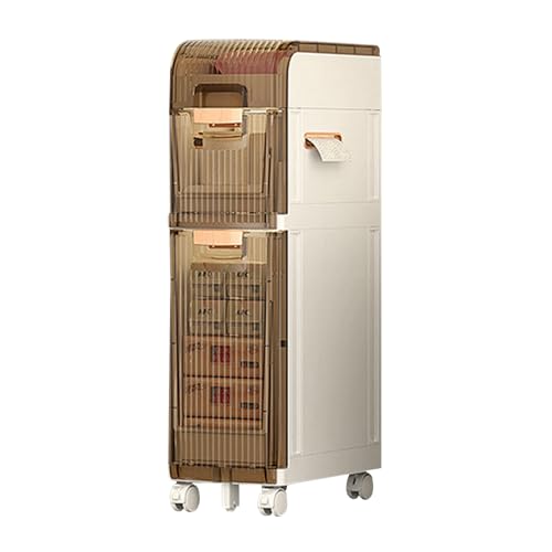 Organizador baño estrecho vertical y columna delgada para almacenamiento de papel
