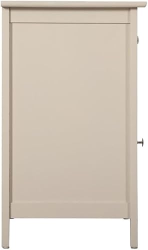 Miniatura 6 de Glory Furniture Izzy Mesita de noche de madera maciza con 1 cajón1 puerta, color beige