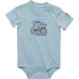 Carhartt Baby Boys Short Sleeve Graphic Bodysuit (Angel Falls, 3 Months)