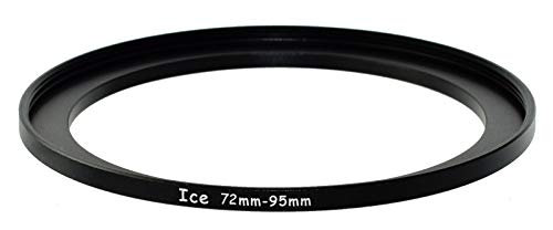 ICE 72mm to 95mm Aluminum Alloy Step Up Ring Filter/Lens Stepping Adapter (72-95mm)