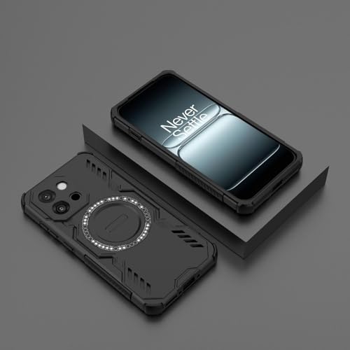 Image of Back Cover Case for OnePlus 13s 5G | 360 Protection Mobile Phone Case Mag-Safe | Camera Protection | 1 + OnePlus 13 s Back Cover /One Plus 13s 5+G - Black TPU+PC