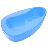 GALPADA Thickened Plastic Bedpan for Elderly Care Durable Bed Pan for Bedridden Patients at Home Hospital Easy to Use Toilet Bowl for All