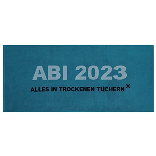 Egeria ABI 2023 Green Abitur 75x180cm 100% Baumwolle Strandtuch Duschtuch Cover