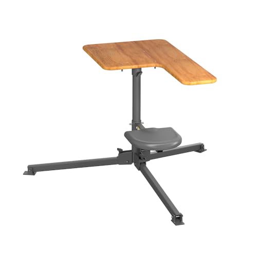 Image of Caldwell Stable Table BR Shooting Bench with 360 Rotation, Leveling Legs, All-Weather Seat for Shooting, Target Practice, Shooting Sports