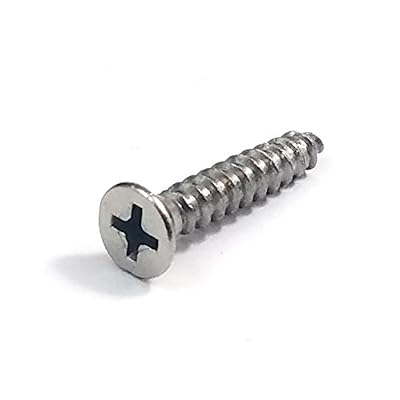 Hinge Outlet Stainless Steel Screws 9 x 1 Inch for Door Hinges - 24 Pack - Highly Rust Resistant