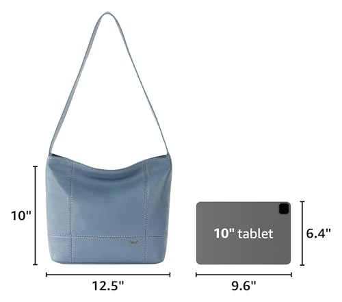 Image of The Sak De Young Leather Hobo Bag - Shoulder Purse with Zipper Pocket