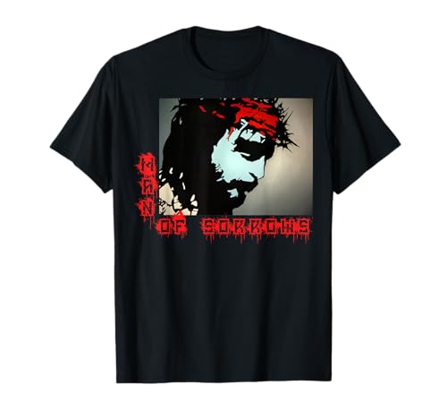 Image of Jesus Christ Man of Sorrows Crown of Thorns Passion Prayer T-Shirt