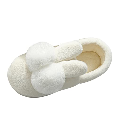 RTPR Zapatillas de estar por casa para mujer, zapatillas de estar por casa y para mujer, para mujer, para invierno, puntera redonda, para mujer, para mujer, color sólido, zapatos de plataforma, 44,