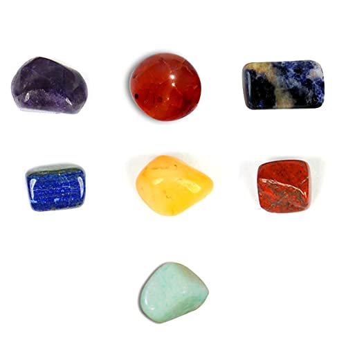 Image of Reiki Crystal Products Certified Natural Crystal Tumble Stone Kit | Multiple Crystal Stone Sets for Meditation, Reiki, Chakra & Spiritual Practices