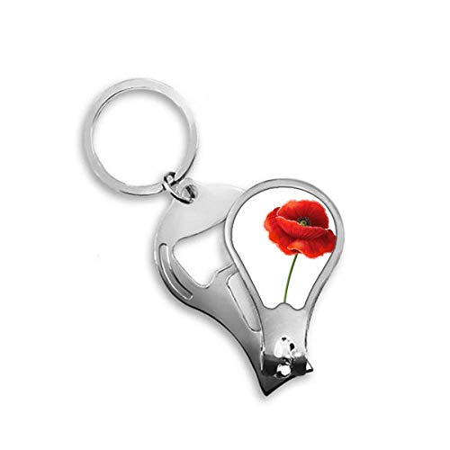 Coupe-ongles de pieds fleur rouge pour votre routine pédicure et soin du corps