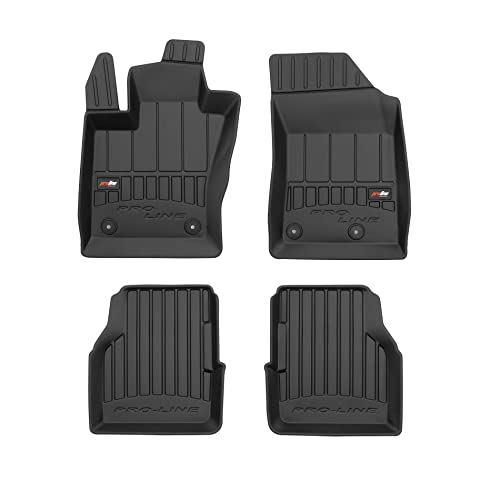 Tapis de sol voiture caoutchouc Jeep Compass II depuis 2016 FROGUM ProLine 3D bac sur mesure
