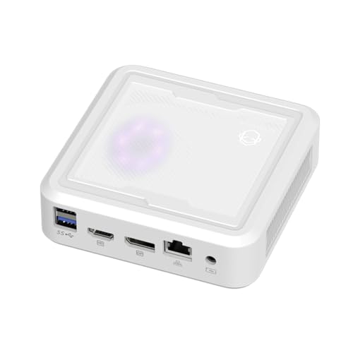 Image of AMD Ryzen 5 3550H Mini PC, 4-Core 8-Thread Processor, 16GB DDR4 RAM 512GB High-Speed SSD, 4K UHD Video Support, Low Noise Small Form Factor Desktop PC for Multitasking Work & Home Media