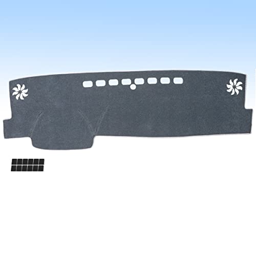 Auqdd Gray Dashboard Dash Cover Flannel Dash Mat Custom Compatible With 2018 2019 2020 Toyota Camry Anti-Glare, Anti-Reflection, No Peculiar Smell - 4-Doors Sedan (Without Hud) #TOP11