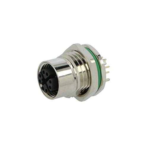 Connecteur M12 code X 8 broches femelle THT IP67 pour carte réseau Ethernet ProfiNET