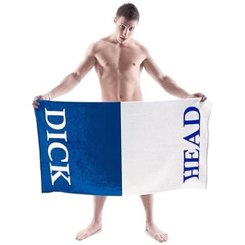 Humorous Dick/Head Bath Towel Gift Cover