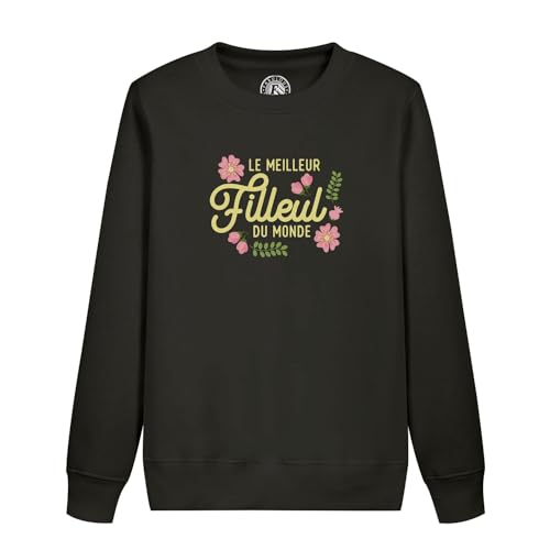 Sweatshirt enfant le meilleur filleul du monde en maille douce et résistante