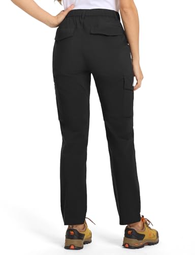 TBMPOY Women's Hiking Cargo Pants Lightweight Water Resistant Quick Dry Fishing Camping Travel Work Pant with 6 Pockets2