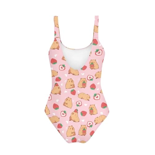 One Piece Swimsuit for Teens Girls Quick Dry Training Athletic Bathing Suits Modest Wide Straps Beach Swimwear2