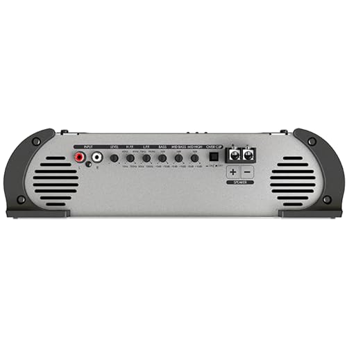Stetsom EX 8000 EQ 1 Ohm Mono Car Audio Amplifier, 8000.1 8K Watts RMS, 1Ω Stable Full Range HD Sound Quality MD Crossover HPF LPF Bass Boost Front Rear Bridge Speaker