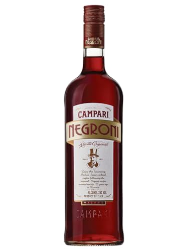 Campari NEGRONI Ricetta Originale Classic Cocktail Liköre (1 x 1 l)