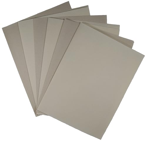 Image of KCS 4 /6 pc of 12 inch x 18 inch(30cmx45cm) 18CT Counted Cotton Aida Cloth Cross Stitch Fabric (6 pc,Cream+Oatmeal)