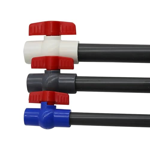 Válvula de bola de PVC U de 40mm y conector de reparación para tubos de agua 6