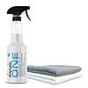 MAXLONE ™ Car Spray with Triphene® Technology, Quick Spray & Wipe All Purpose Waterless Detailer - Clean, Shine, Protect Paint, Glass, Wheels, Trim Without Pre-Washing (20oz, 2 Micro Fiber Cloth)