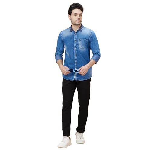 Image of Being Human Garments Mens-Top Shirts Navy