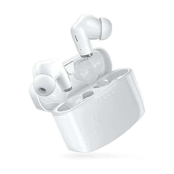 Wireless Earbuds, E90 Earbuds with Extra Deep Bass and Stereo Sound, IPX8 Waterproof Stereo Wireless Earphones with Built-in Microphone and Touch Control IPX8 Waterproof