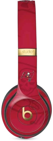 Skinit Decal Audio Skin Compatible with Studio Wireless 3 - Officially Licensed NFL Tampa Bay Buccaneers Black & White Design