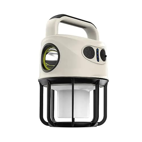 2 em 1 Lampião Luminária Led e Lanterna de Mão Recarregável USB Bateria Camping Aventura Manutenção