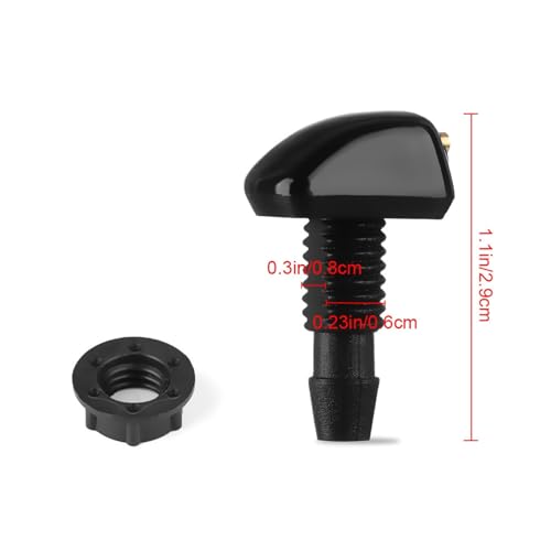 Buse universelle pour lave-glace avant gicleur d'eau accessoire auto Mazda x2