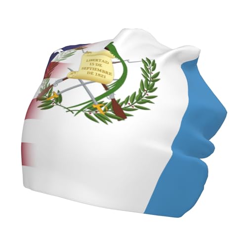 American and Guatemala Flag Children Hip Hop Knitted Hat Kids Elastic Leisure Knit Cap Warm Sleep Beanies Black