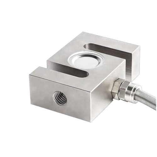 Celda de carga tipo S 10kg sensor de pesaje industrial en acero aleado 4