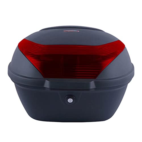 Gran espacio de almacenamiento para moto en este baúl trasero universal 2
