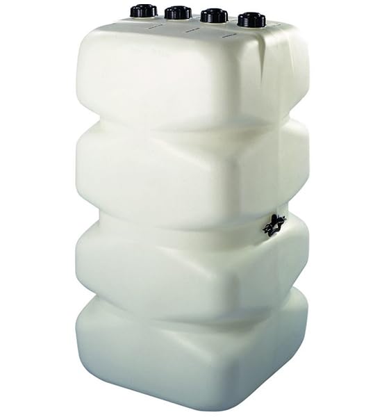 HELGUEFER – Deposito Gasoil 700 Litros Homologado | Bidon Gasoil Polietileno Alta Densidad PEAD, Resistente, Duradero | Modelo Alto Espacios Reducidos, Ergonómico | Uso Doméstico e Industrial