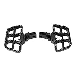 Einbauort: Vorne VFEBTSD Motorradzubehör Kompatibel Mit BMW R18 R 18 100 Jahre Klassisches Fahrer-Fahrer-Trittbrett Drehbare Vordere Fußraste CNC Breites Fußstützenpedal(Black Silver)